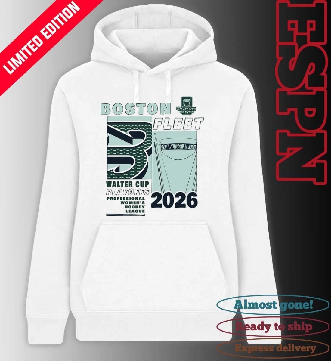 Boston Fleet 2026 Walter Cup Playoffs Fragments Shirt