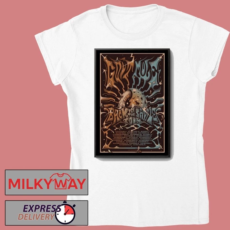 Gov’t Mule Back in the Saddle Tour Poster shirt