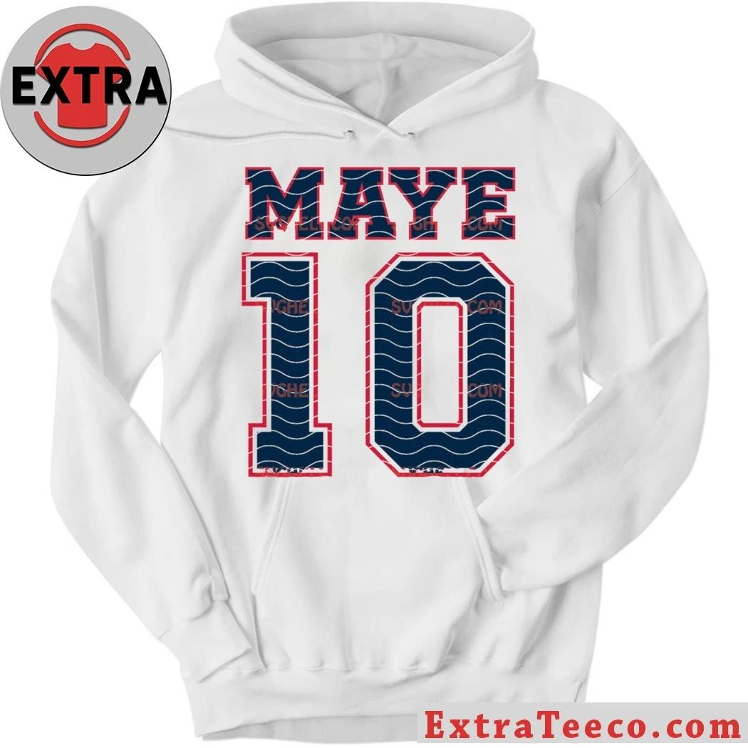 Maye 10 Drake Maye Jersey Letter Number 10 Shirt