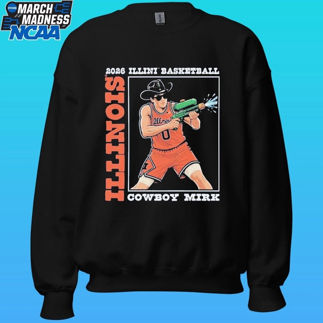 Cowboy Mirk Illinois Fighting Illini 2026 Ncaa Men’s Basketball March Madness Final Four The King Of Houston Shirt