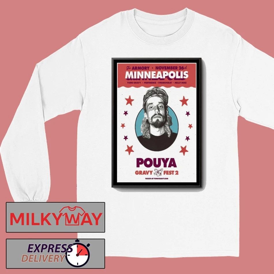 Pouya Minneapolis November 26 2025 Poster shirt