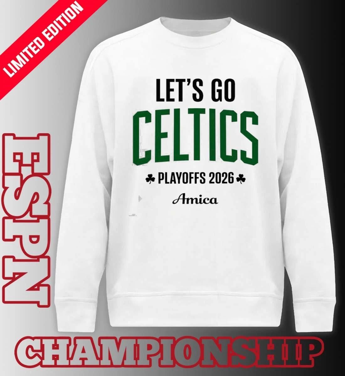 Boston Celtics Let’s Go Celtics 2026 NBA Playoffs Game 1 Shirt