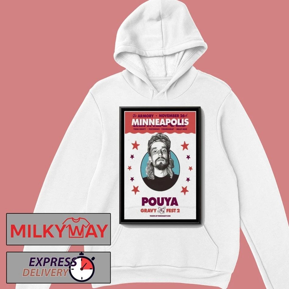 Pouya Minneapolis November 26 2025 Poster shirt