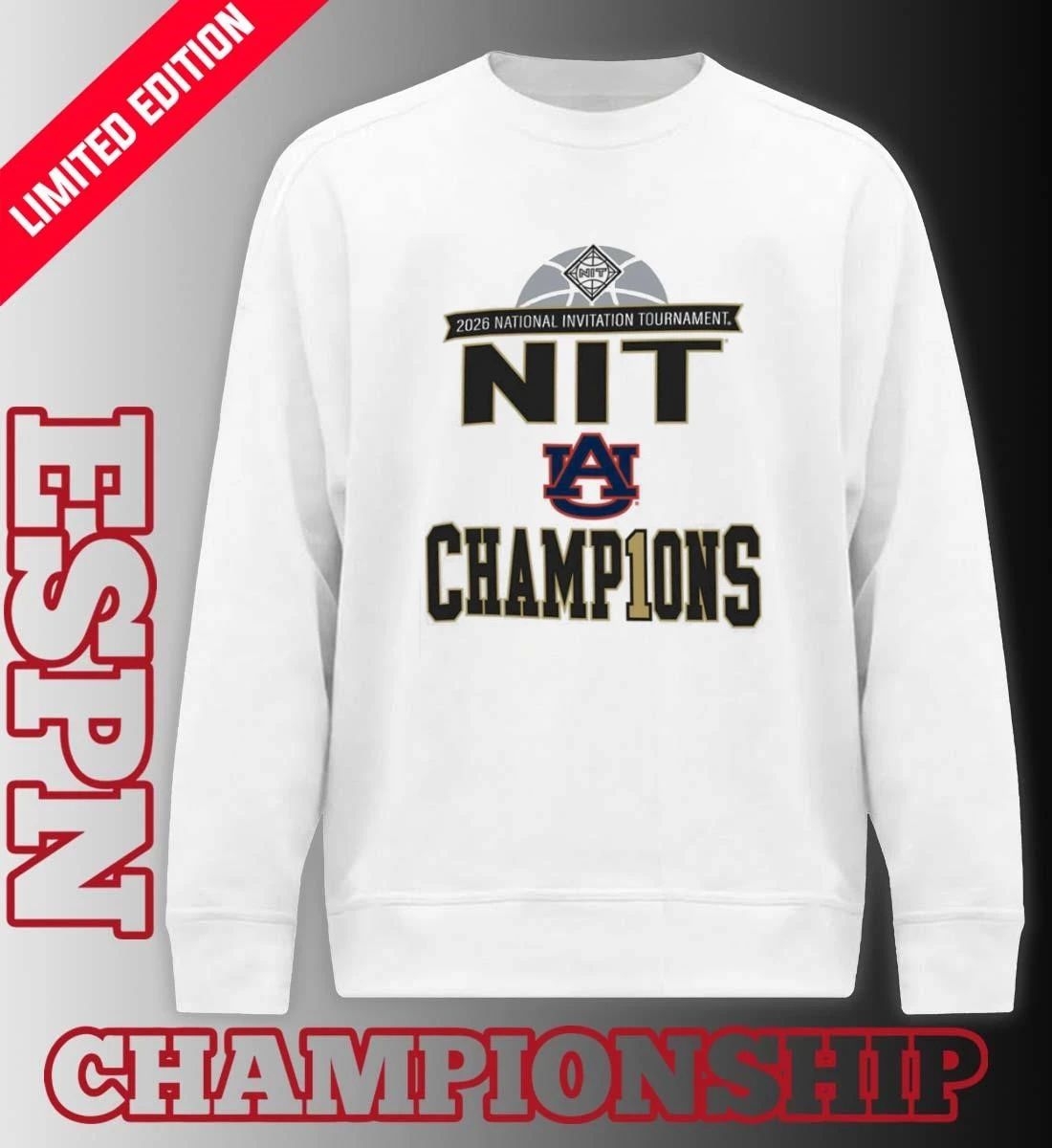 DI Men’s Basketball Postseason NIT Champions Auburn Tigers Shirt