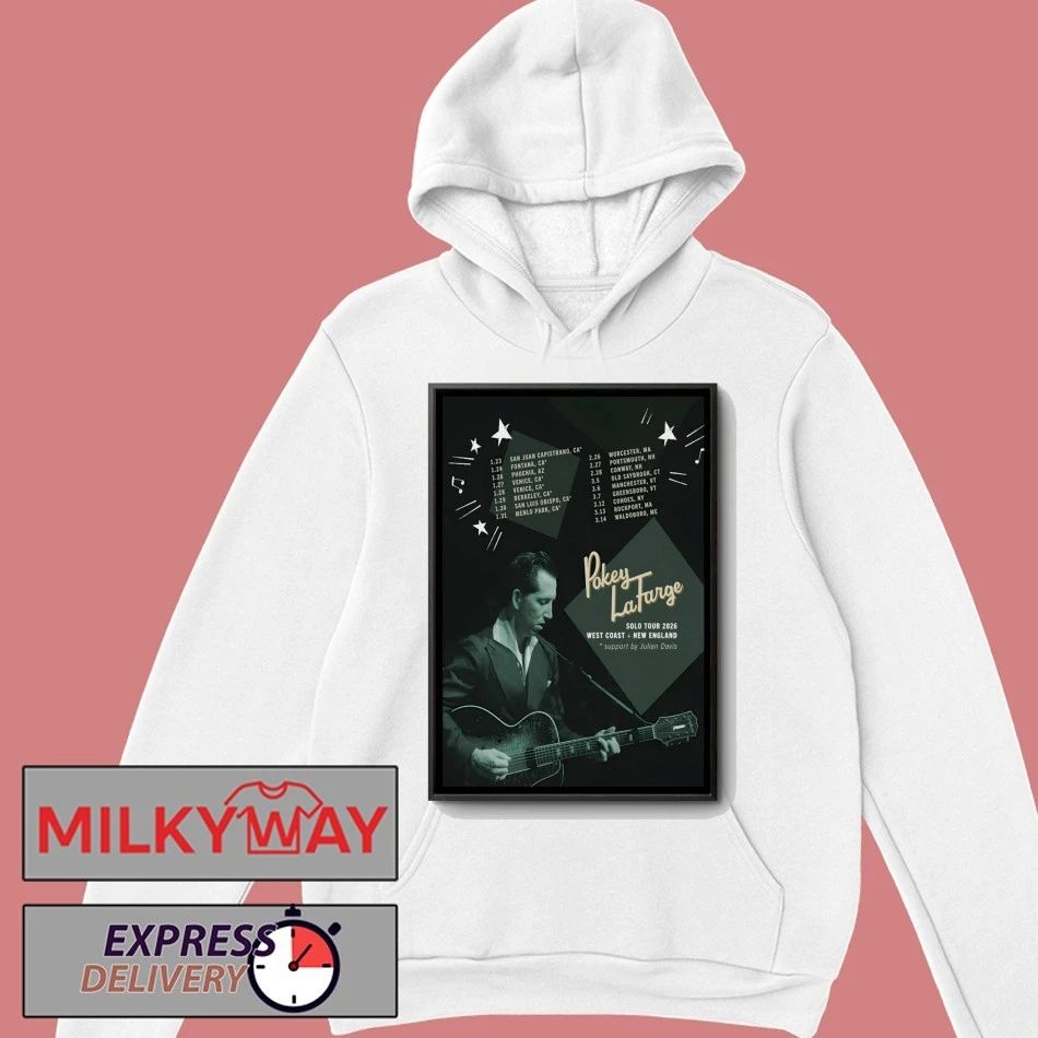 Pokey LaFarge Solo Tour 2026 Poster shirt