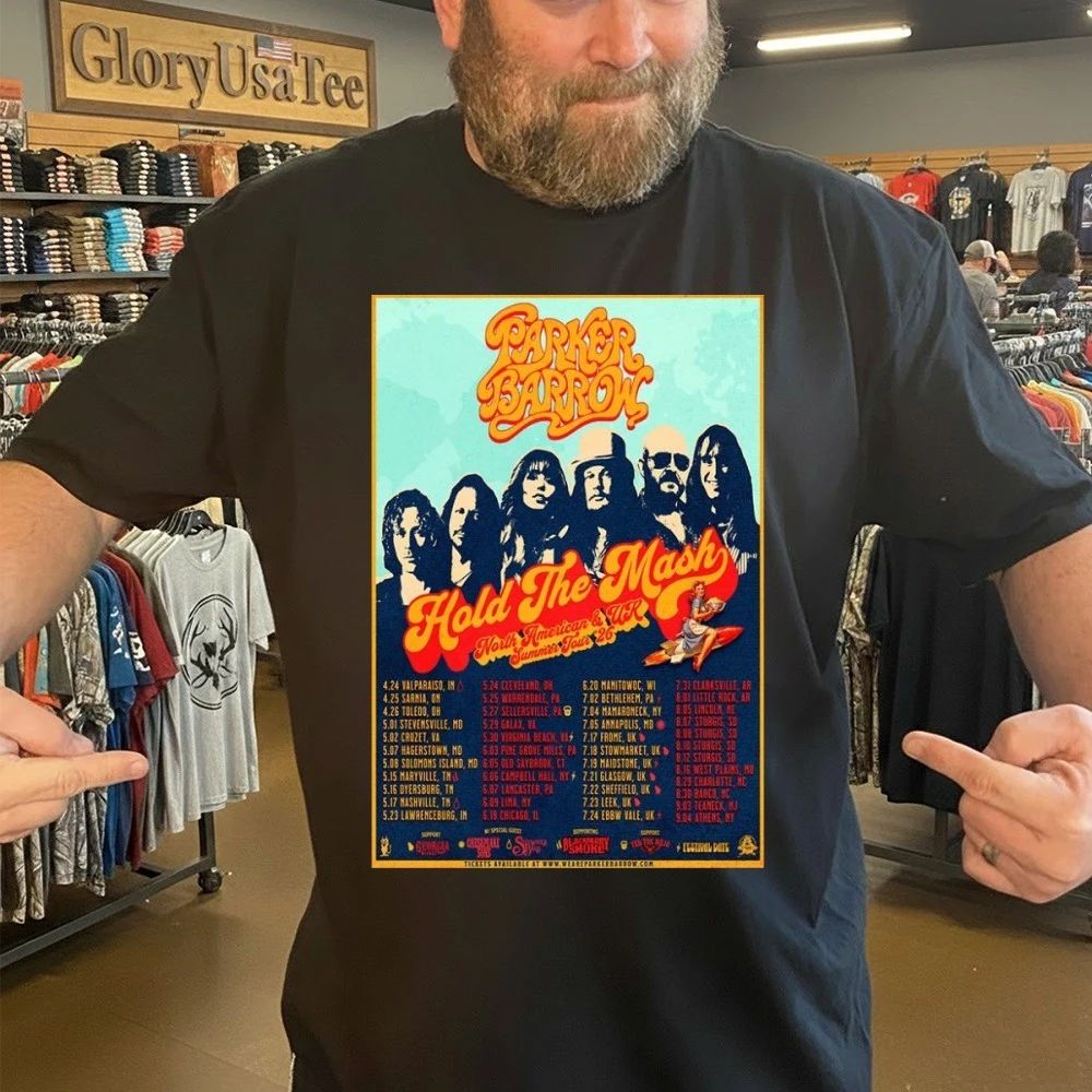 Parker Barrow North American UK Summer Tour 2026 Poster Shirt