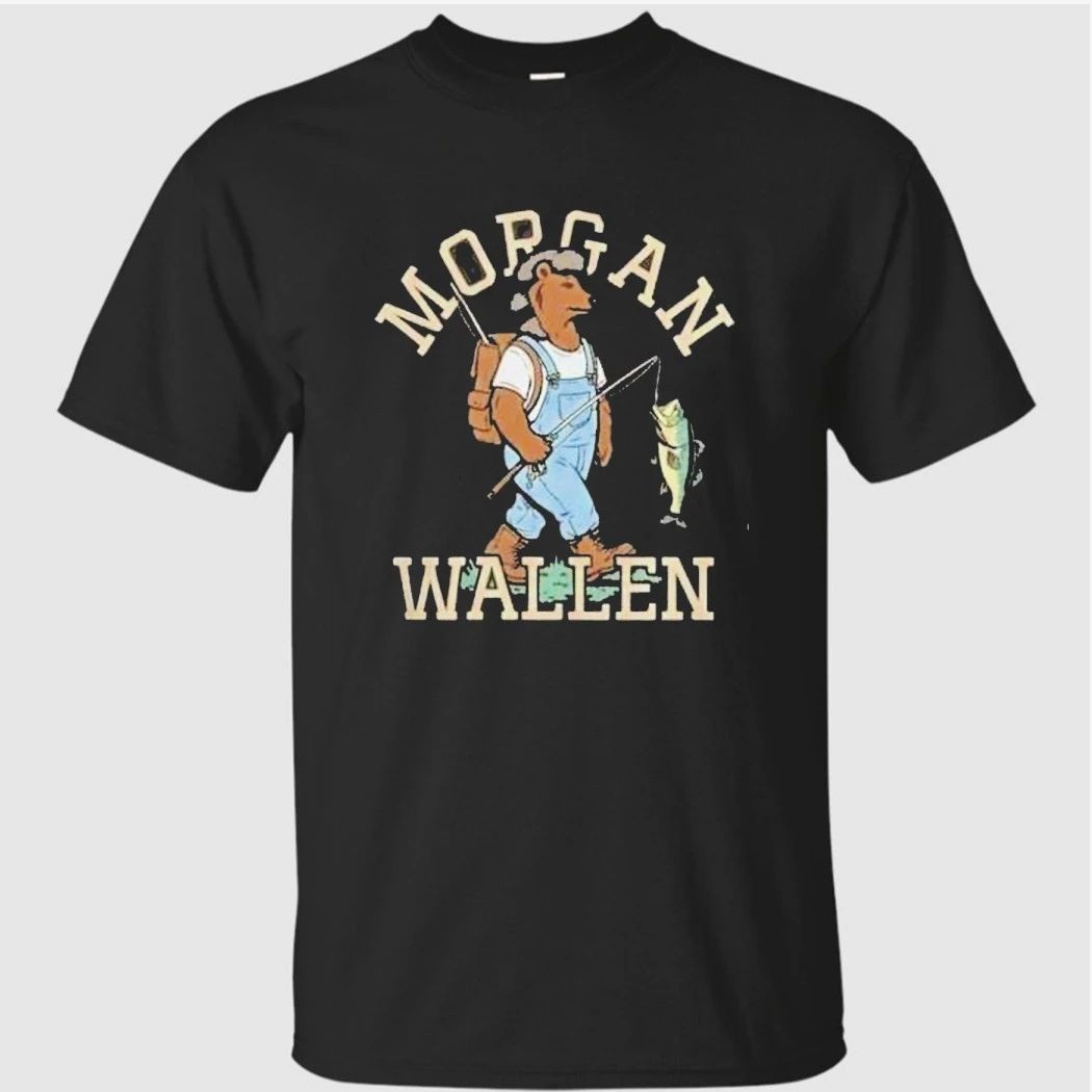 Morgan Wallen 2026 Still The Problem Tour Bear Fishing Shirt