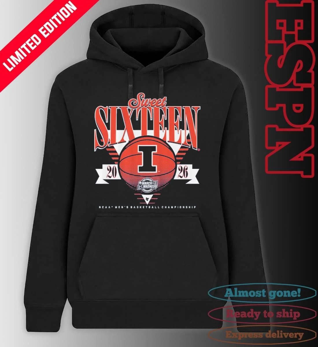Illinois Fighting Illini MBB 2026 Sweet Sixteen Shirt