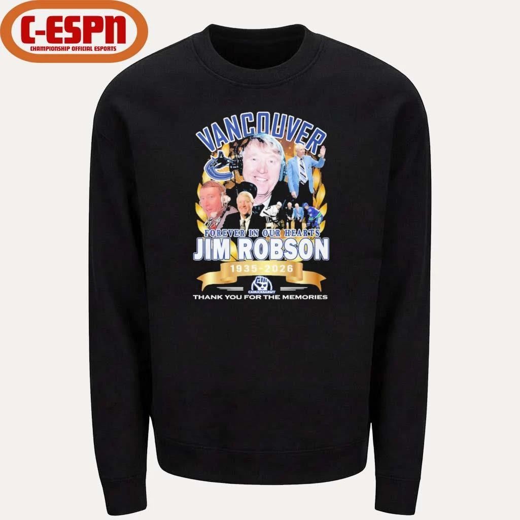 Vancouver Forever In Our Hearts Jim Robson 1935-2026 Shirt