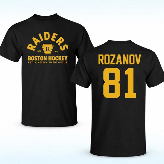 Ilya Rozanov #81 Heated Rivalry Boston Hockey Est Nineteen Twenty Four Shirt