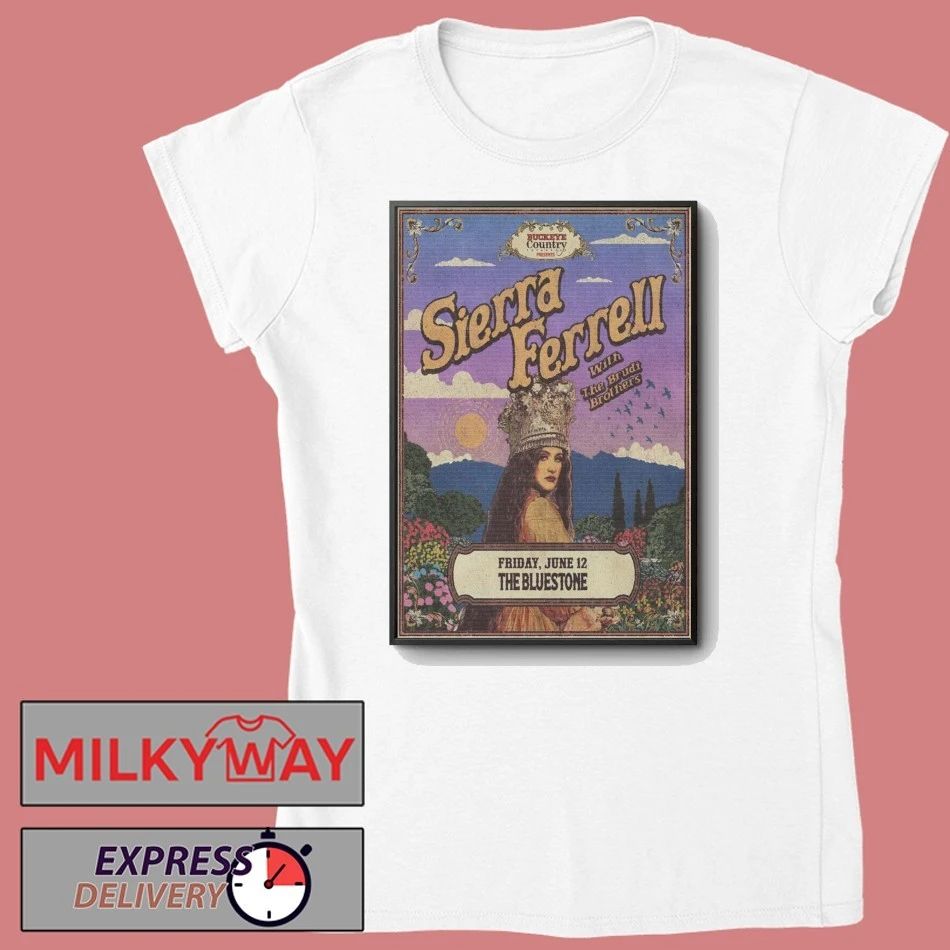 Sierra Ferrell Columbus, OH On Jun 12, 2026 Event Poster shirt