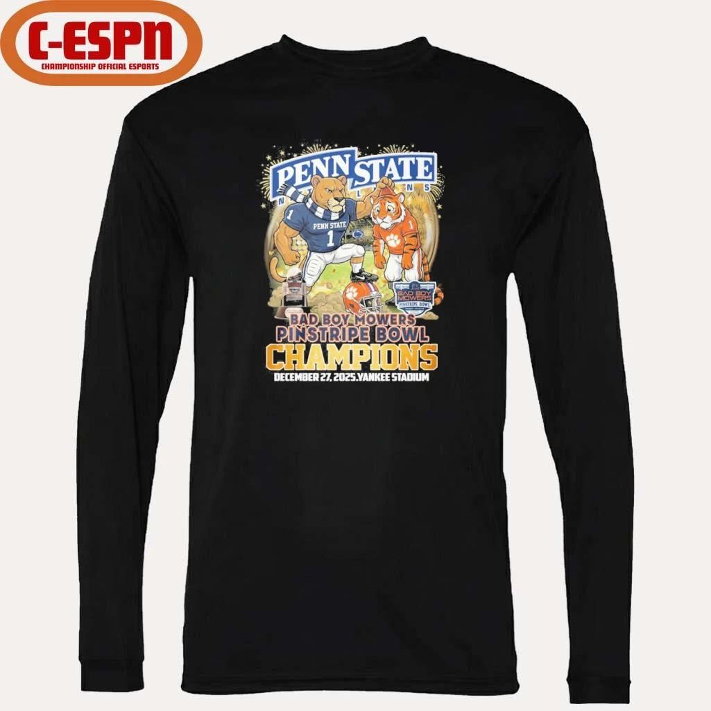 Penn State mascot Pinstripe Bowl Champions Shirt
