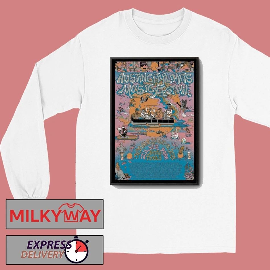 Austin City Limits Festival Zilker Park Austin TX October 2025 Poster shirt