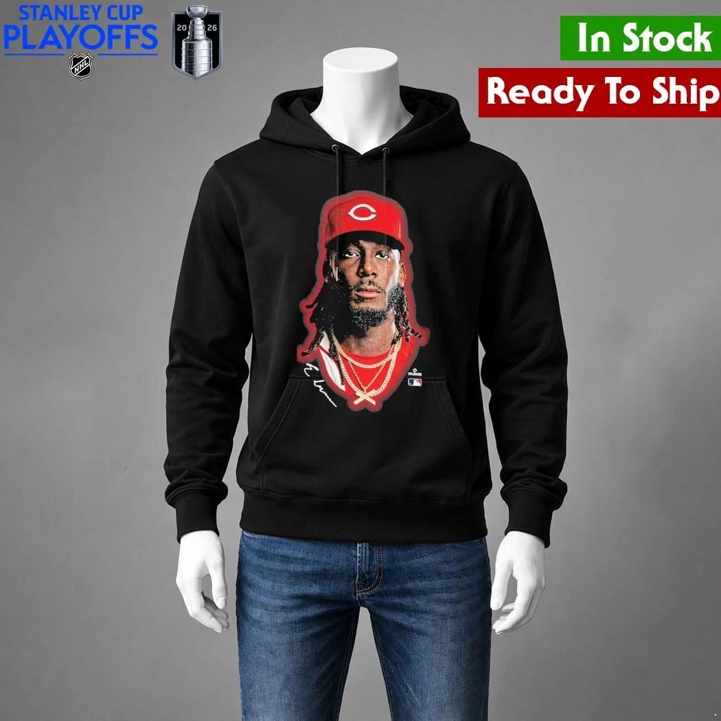 Cincinnati Reds Elly De La Cruz Outerstuff Black Headliner Shirt