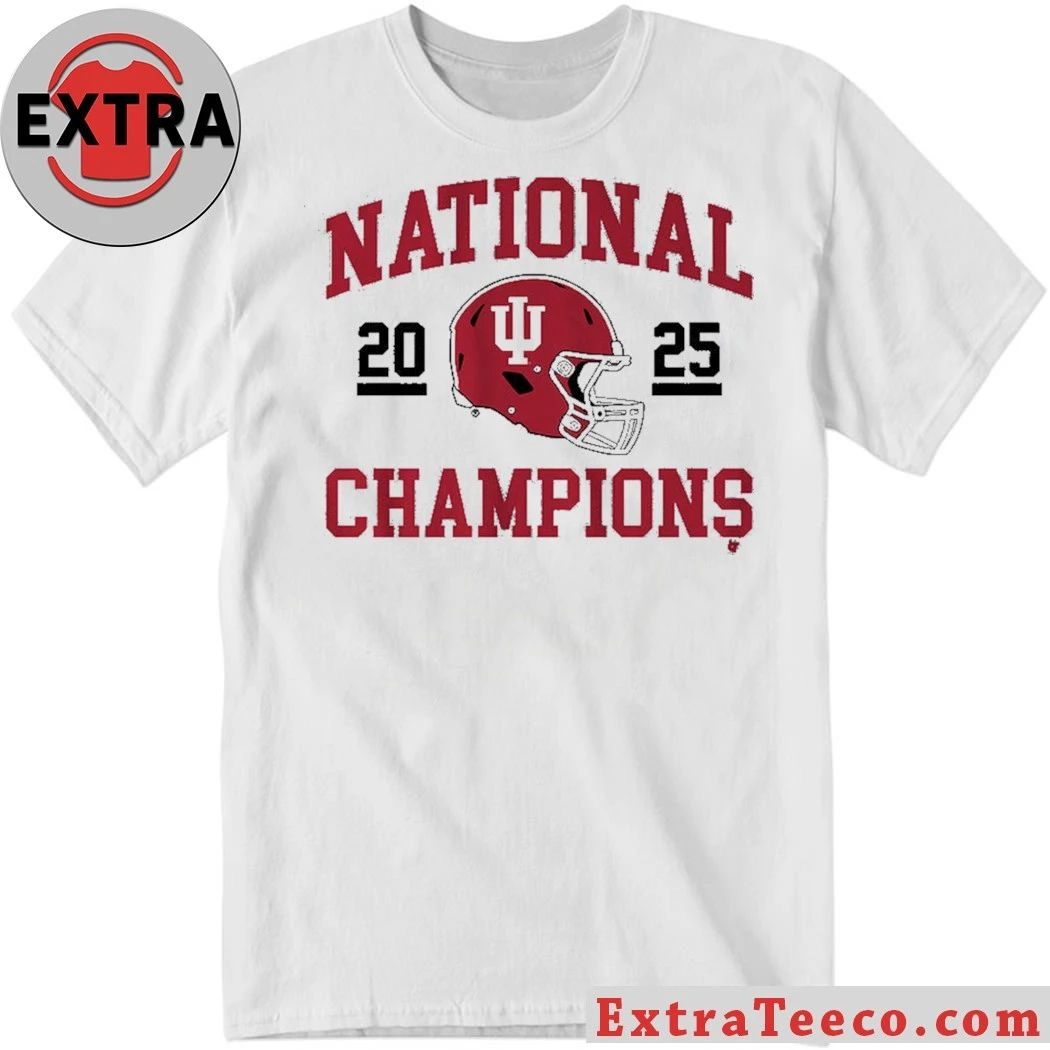 Indiana Football 2025 CFP National Champions Helmet Shirt