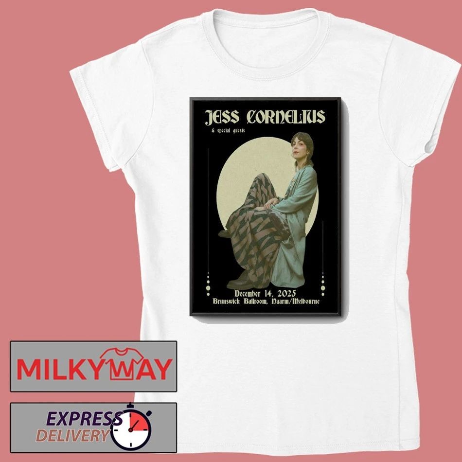 Jess Cornelius 12 14 2025 Brunswick Ballroom in Brunswick VIC Poster shirt