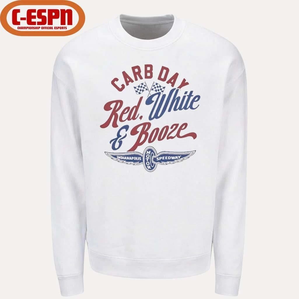 Carb Day Red White And Booze Indianapolis 2026 Shirt