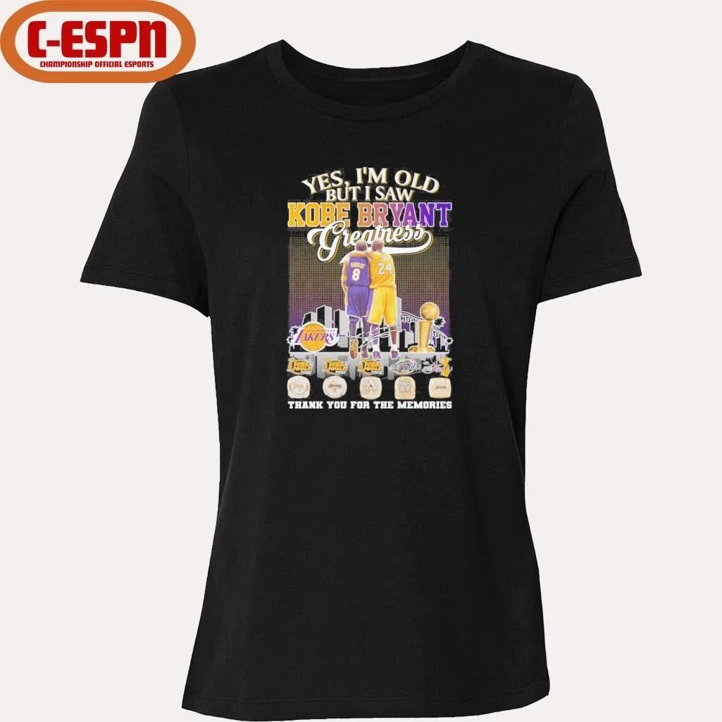 Yes, I’m Old But I Saw Kobe Bryant 8 24 Greatness Legend Shirt