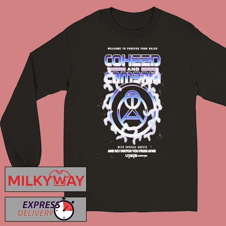 Coheed And Cambria Welcome To Forever Tour UK-EU 2025 Poster shirt