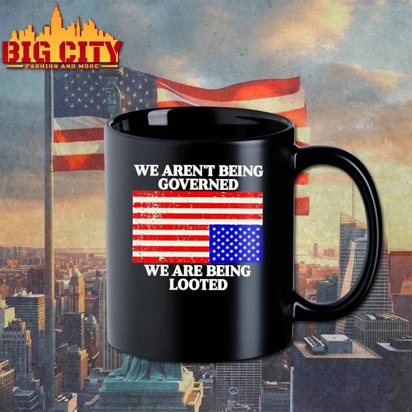 We Arent Being Governed We Are Being Looted America Flag Shirt