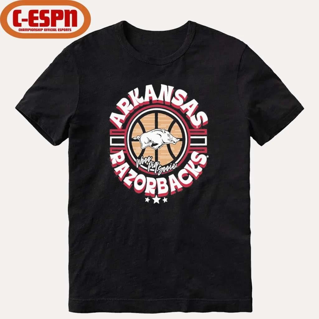 Arkansas Razorbacks Basketball Court Ball Shirt
