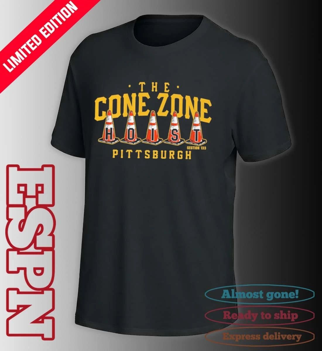The Cone Zone Pittsburgh Pirates Baseball T-Shirt