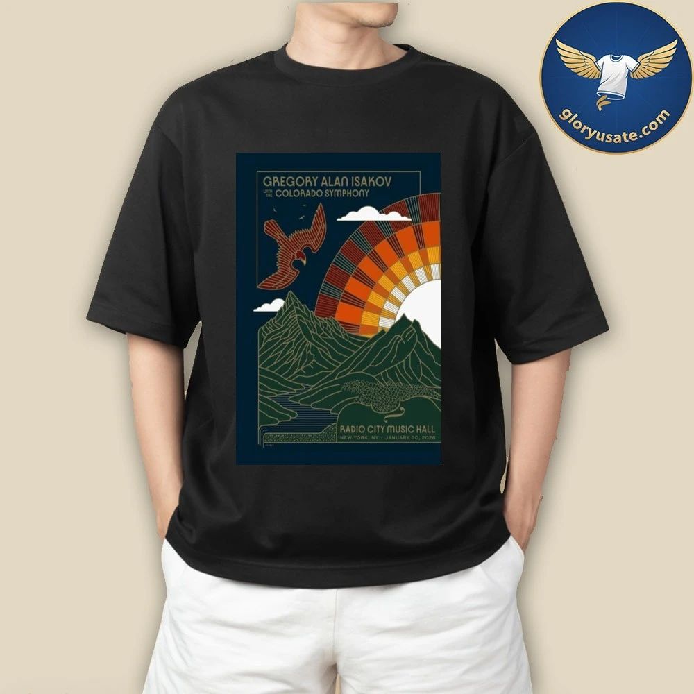 Gregory Alan Isakov New York January 30 2026 Concert Poster Shirt
