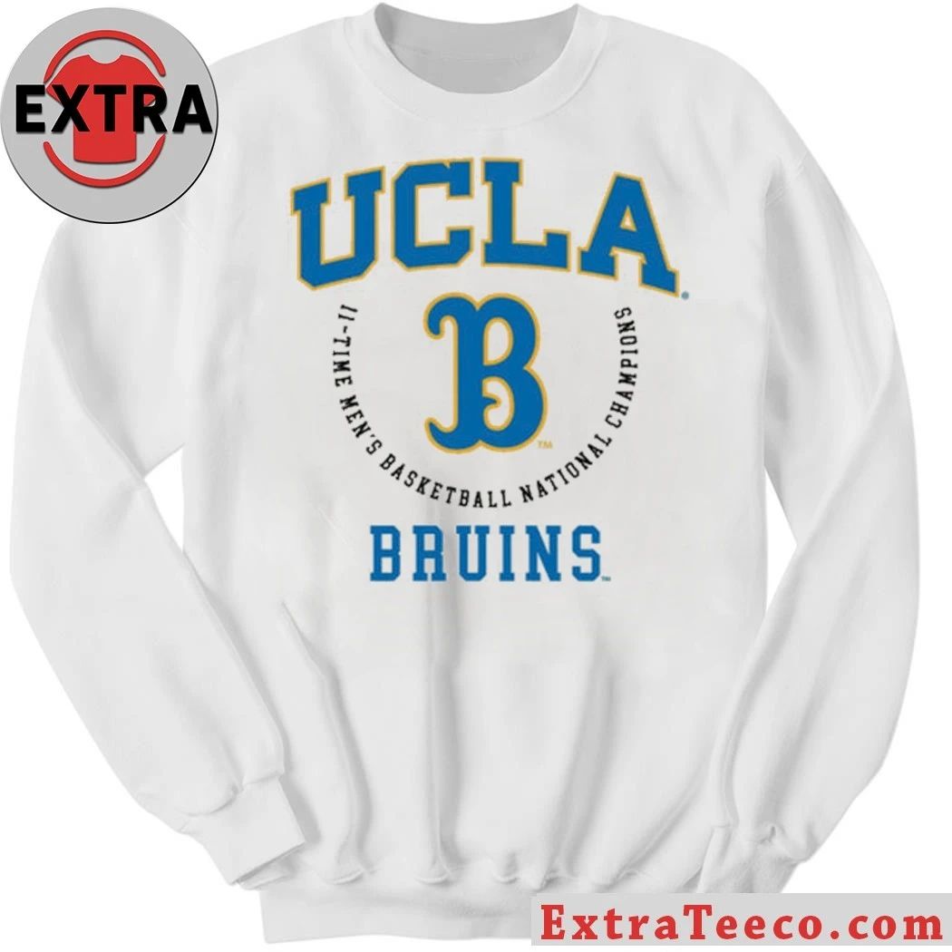 Original UCLA Bruins 11 Time Men’s Basketball National Champions Banner Legacy Basketball Logo Shirt