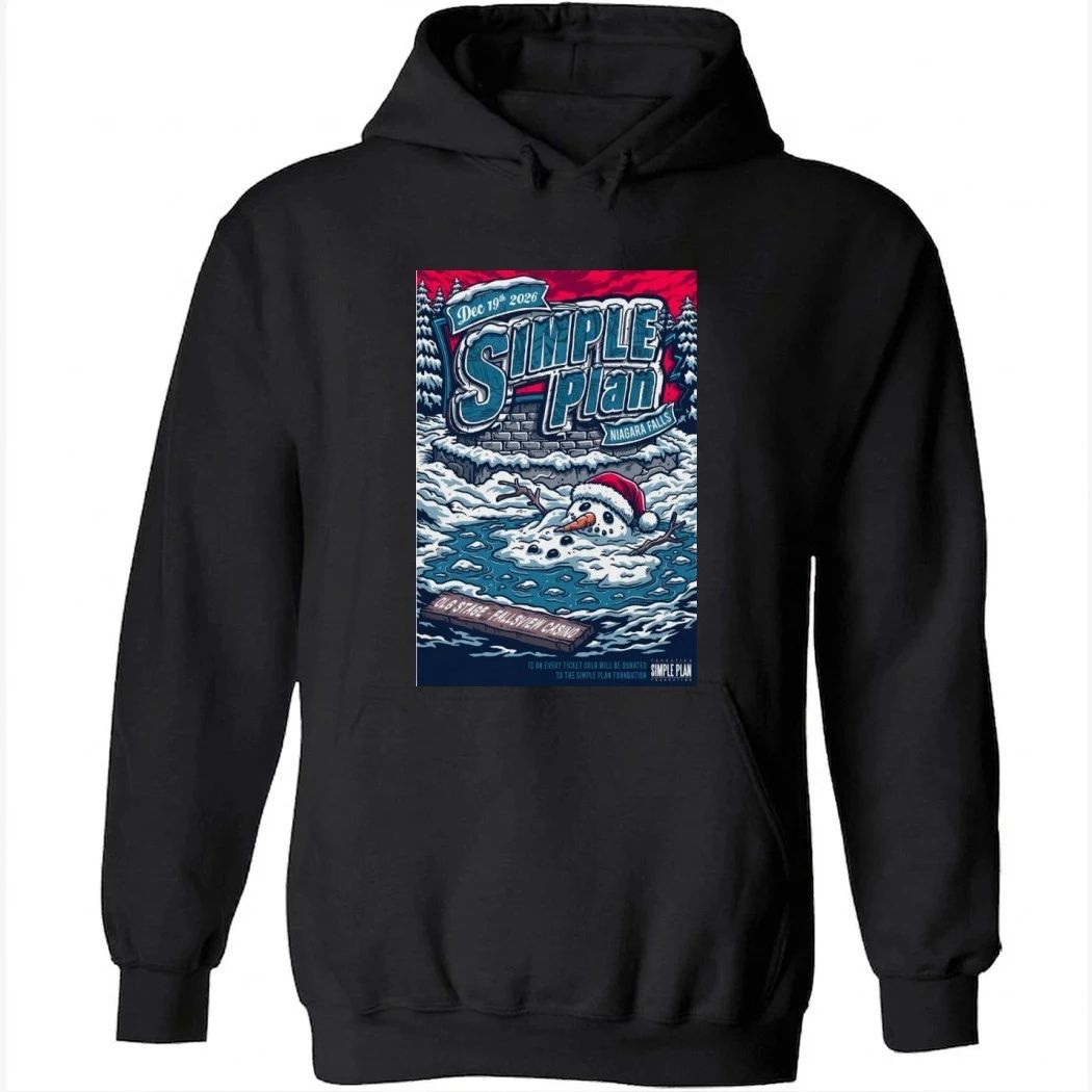 Simple Plan 12-19-2026 Niagara Falls ON Poster Shirt