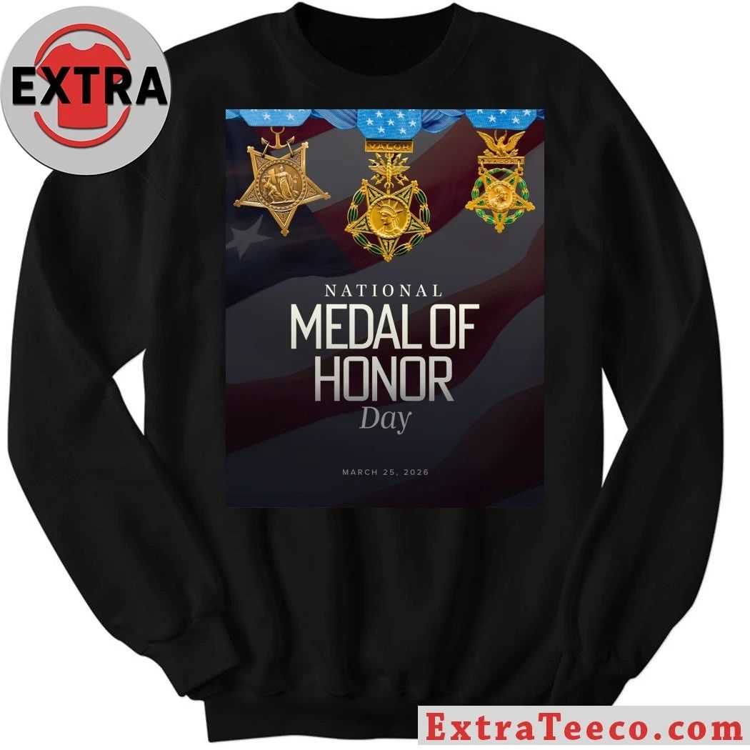 National Medal of Honor Day March 25 2026 Shirt