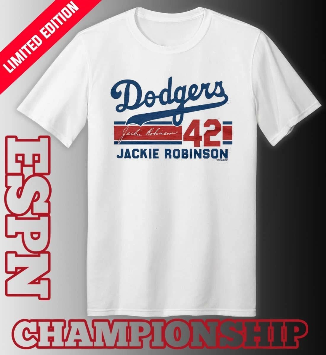 Dodgers Jackie Robinson 42 Signature Shirt