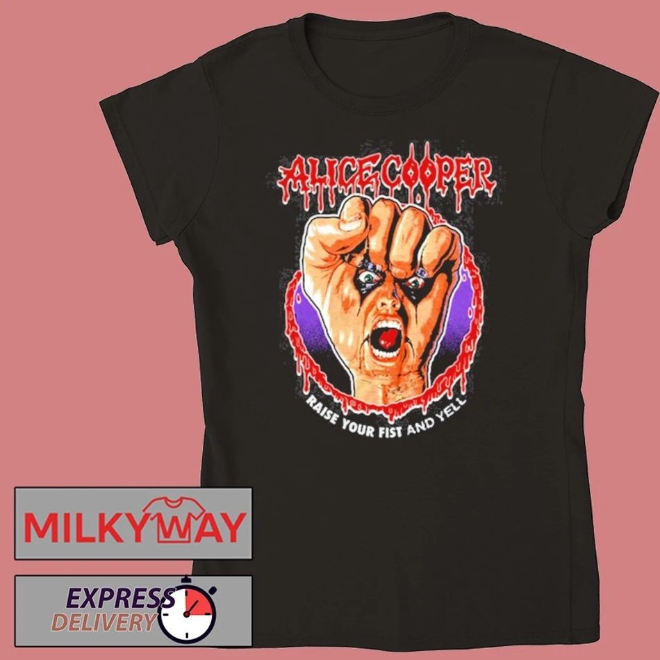 Raise Your Fist Vignette by Alice Cooper shirt