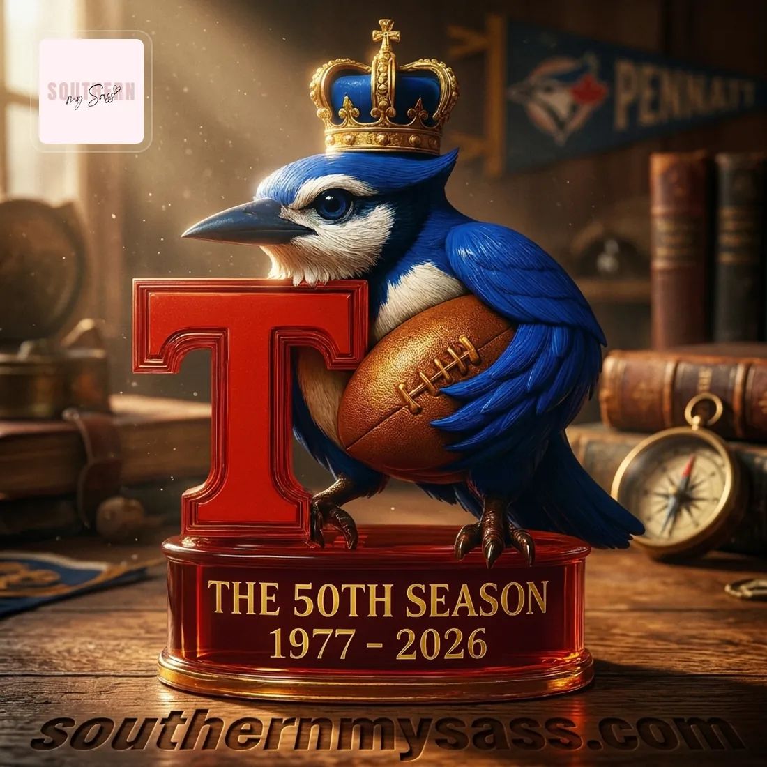 Toronto Blue Jays 50th Season 1977-2026 Commemorative Collectible Statue