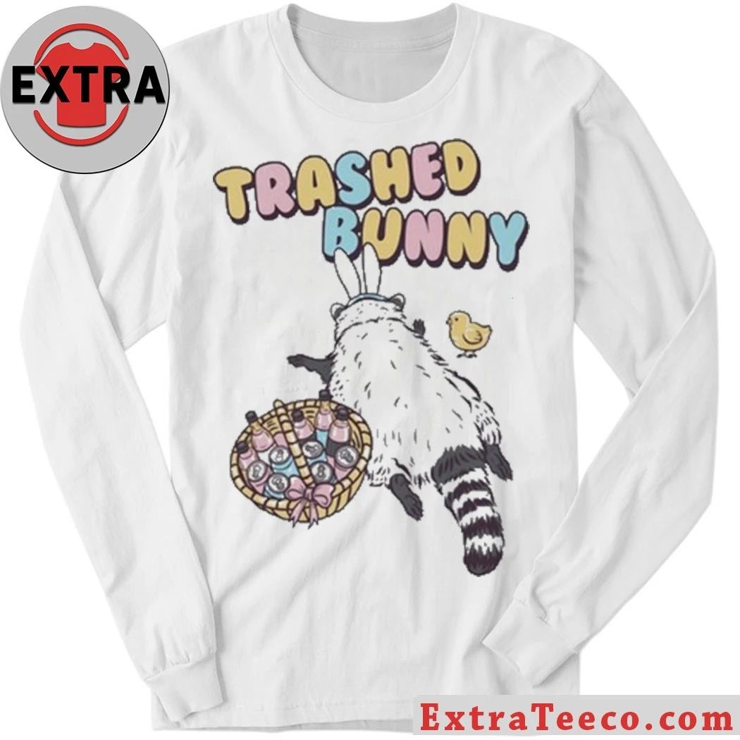 Trashed Bunny Raccoon T-Shirt