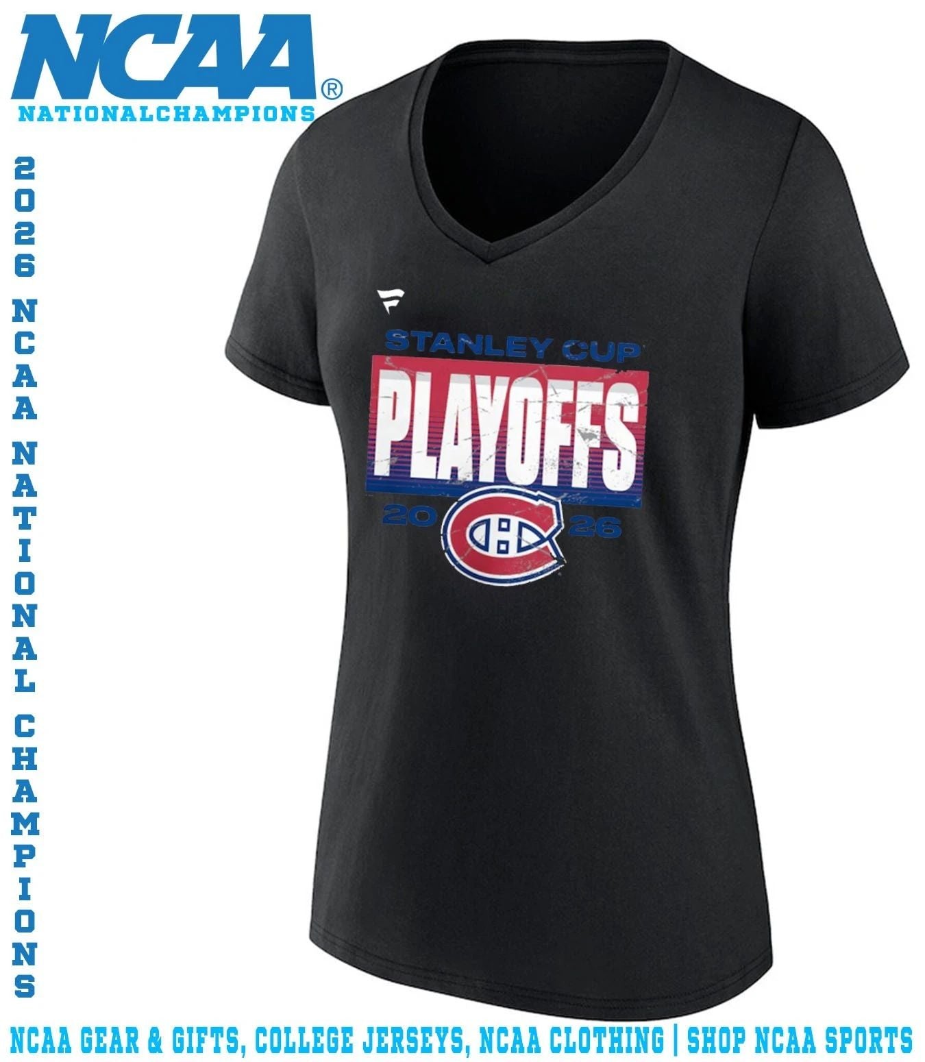 Montreal Canadiens 2026 Stanley Cup Playoffs Vintage Tri-Blend shirt