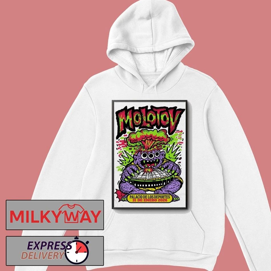 Molotov Jan 31 2026 Palacio De los Deportes in Mexico Poster shirt