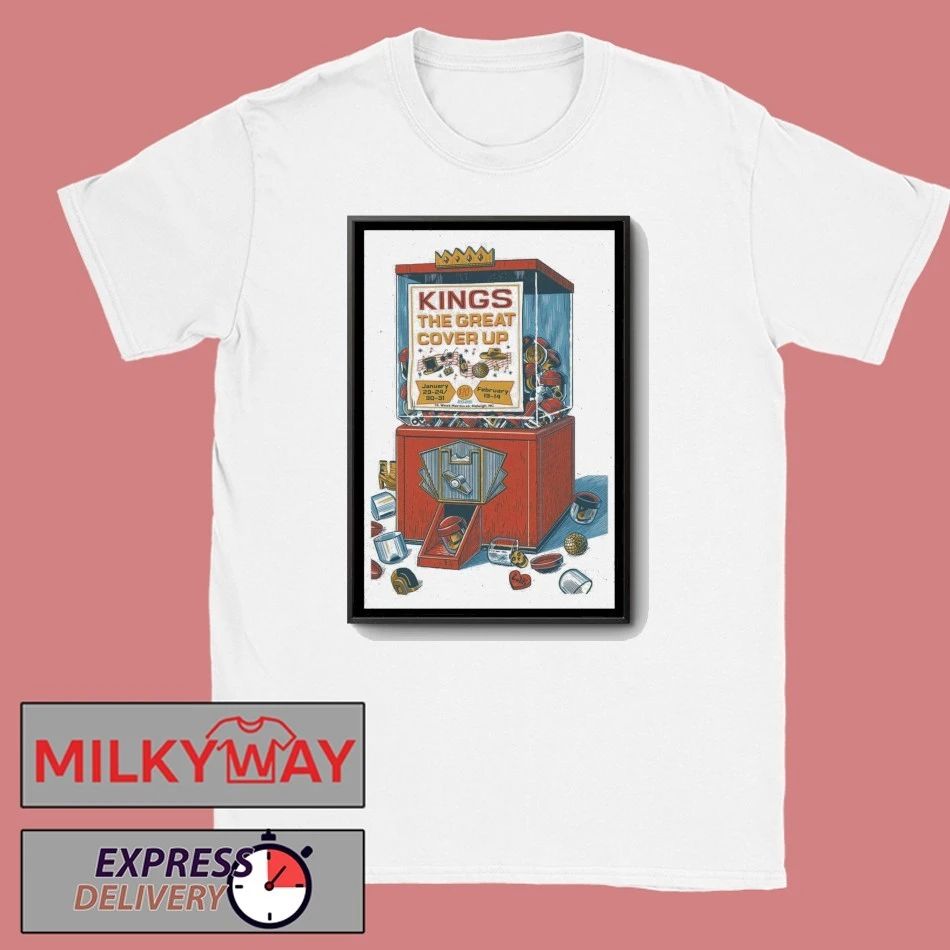 Kings Raleigh The Great Cover Up 2026 Poster shirt
