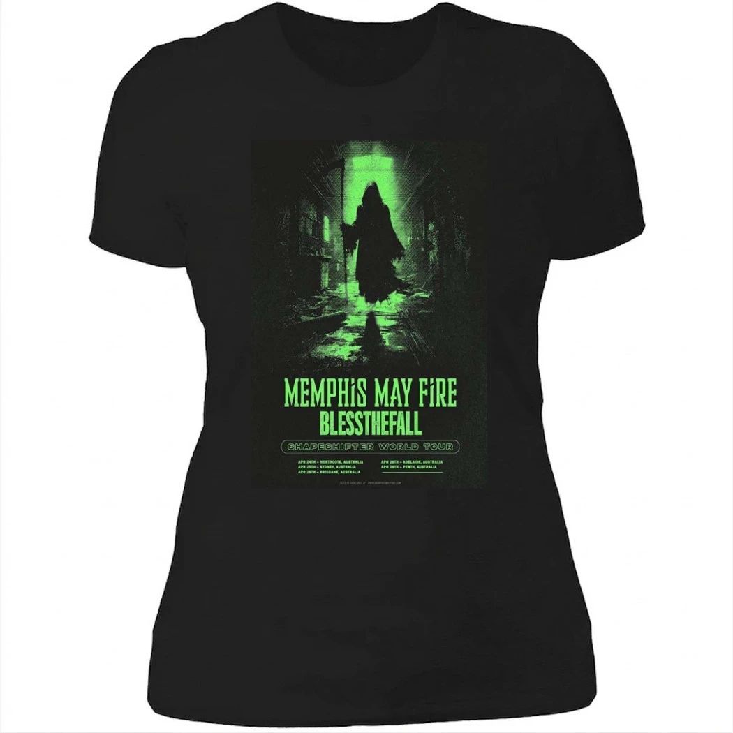 Memphis May Fire Shapeshifter World Tour Apr 2026 Poster Shirt