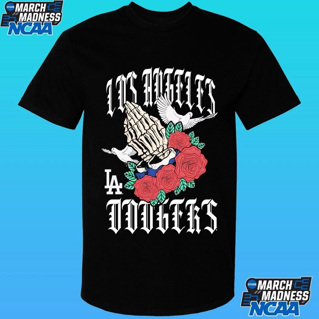 Los Angeles Dodgers Gothic Bloom Shirt