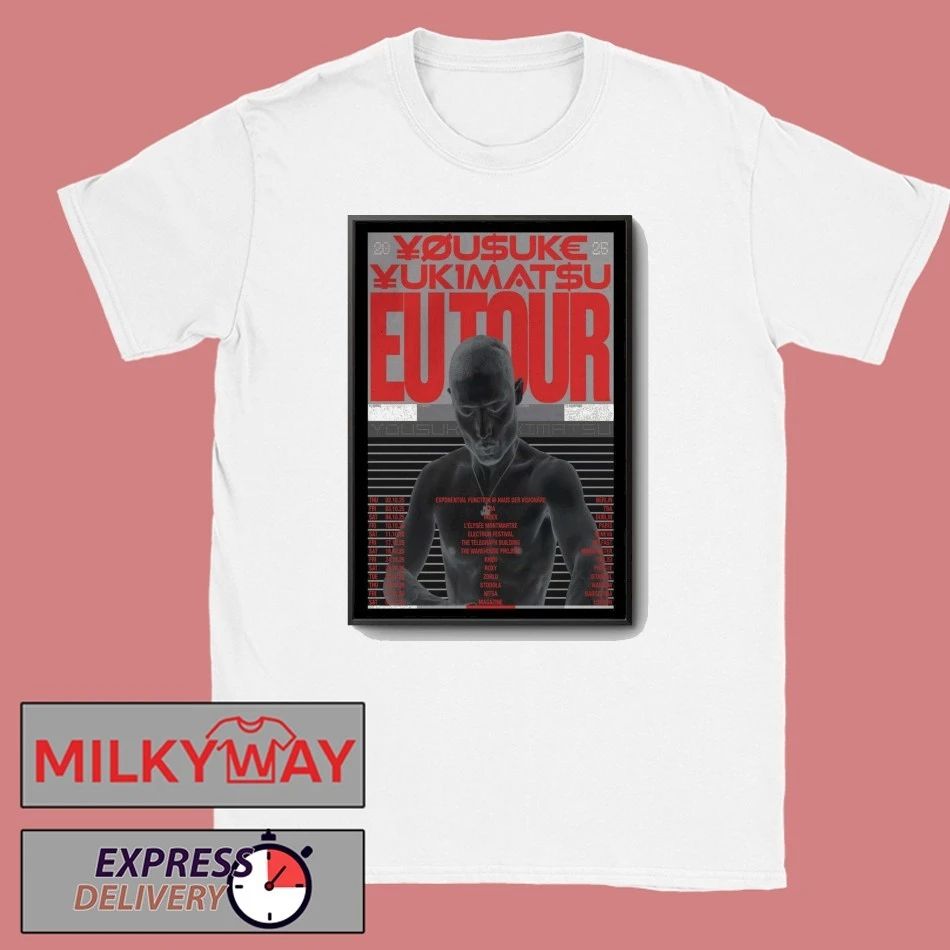 Yousuke Yukimatsu Europe Tour 2025 Poster shirt