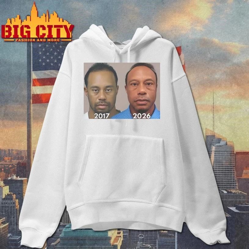 Tiger Woods Mugshot 2017 2026 Funny Shirt