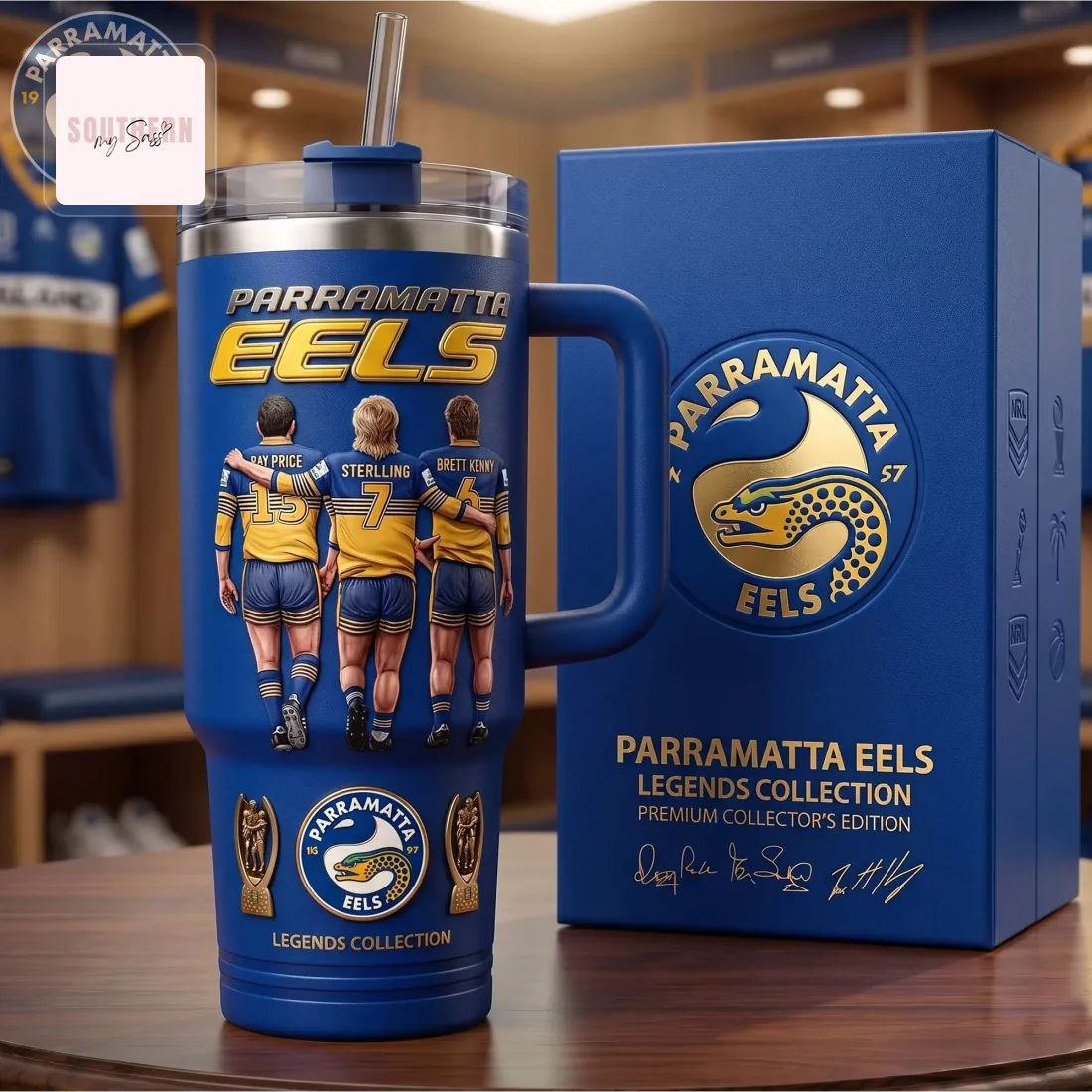 Parramatta Eels Legends Collection Premium Insulated Handled Tumbler