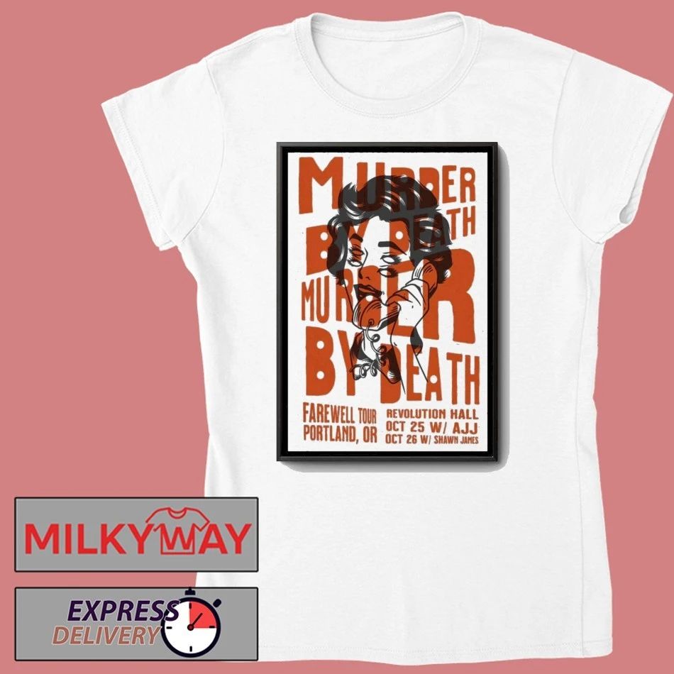 Murder By Death Revolution Hall Portland OR Poster shirt