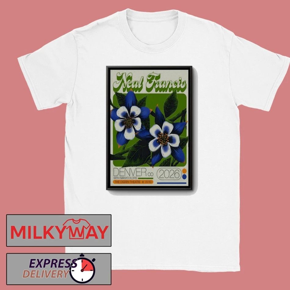 Neal Francis Denver CO 1.10.2026 Poster shirt