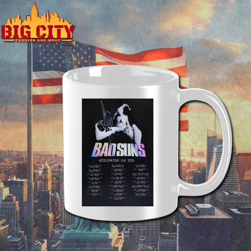 Bad Suns 2026 USA Acceleratour Poster Shirt