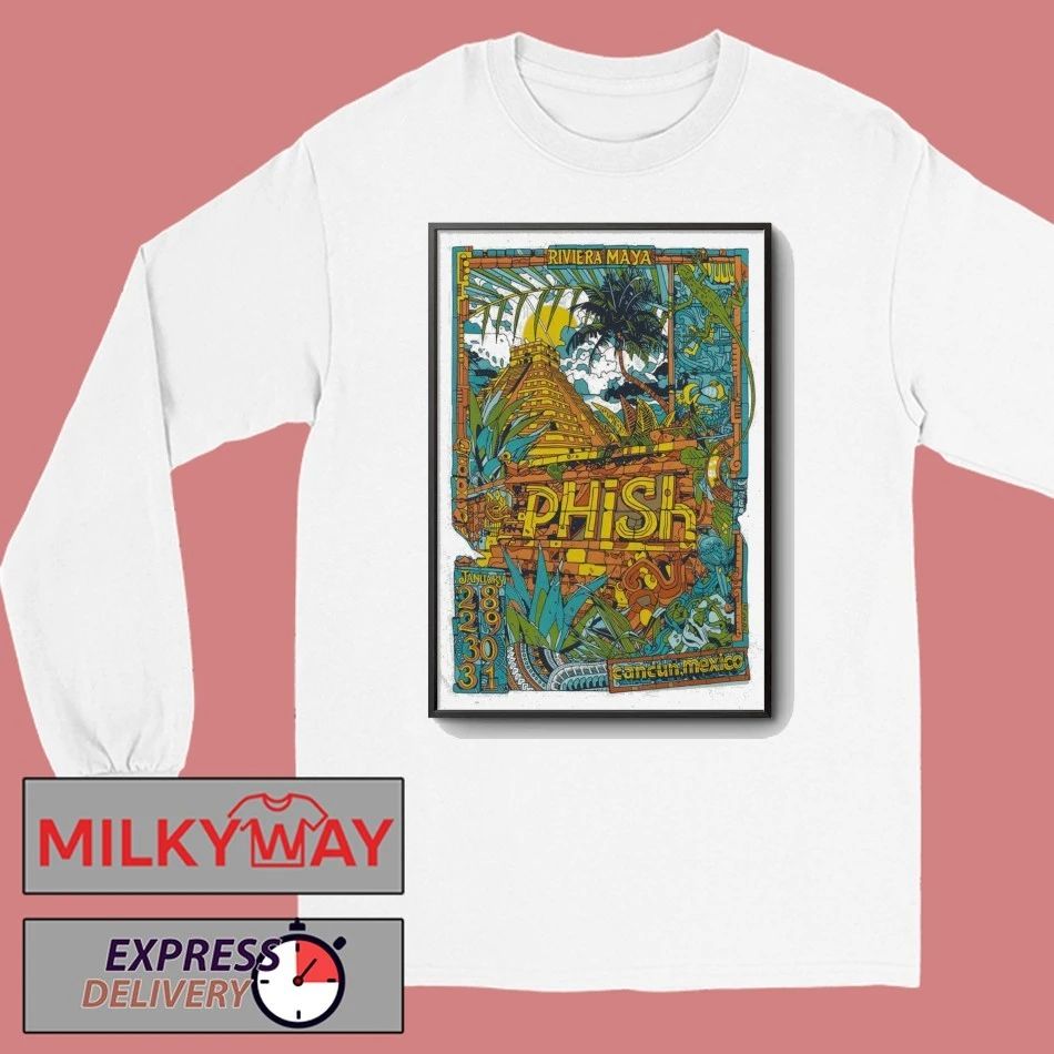 Phish Riviera Maya Mexico Jan 28-31 2026 Poster shirt