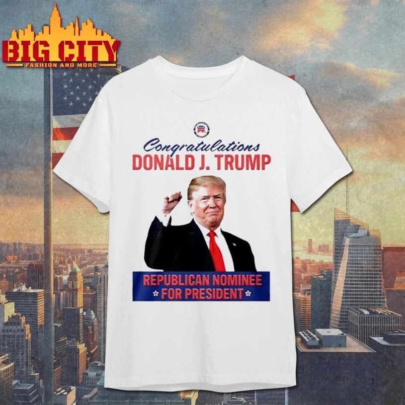 Congratulations Donald J Trump Republican Nominee For President Graphic Shirt