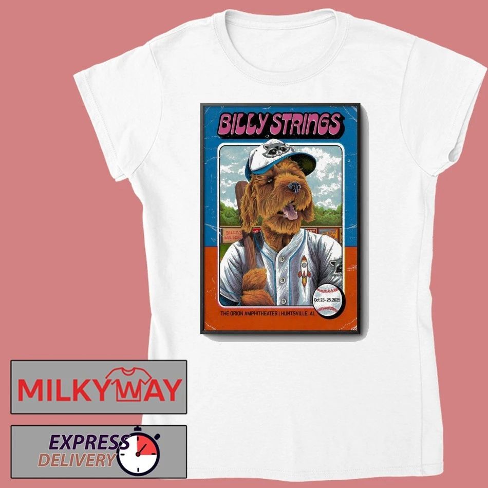 Billy Strings Huntsville Tour On Oct 23-25 2025 Poster shirt