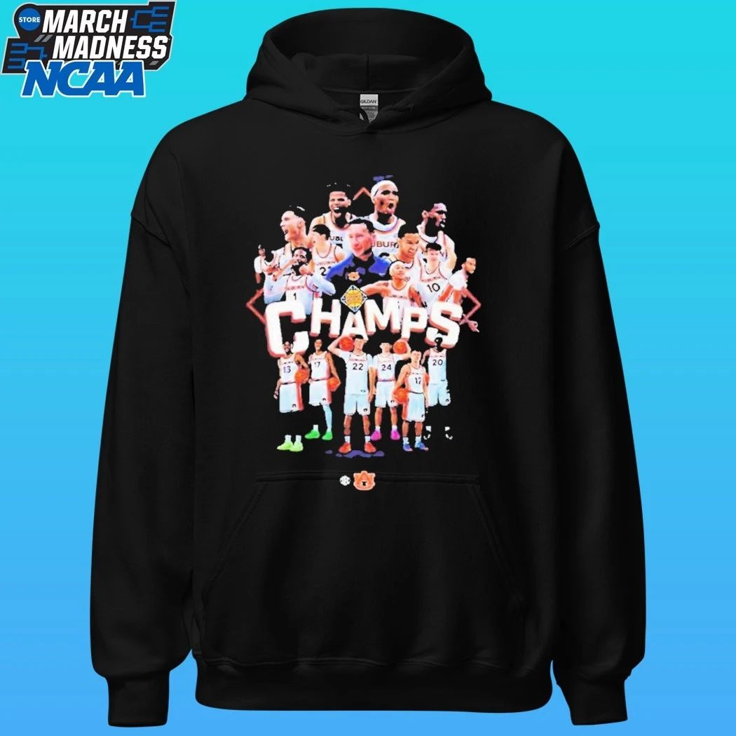 Auburn Tigers Men’s Basketball 2026 Nit Champions Team Members Shirt