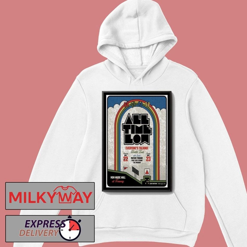 All Time Low New York November 24 2025 Poster shirt